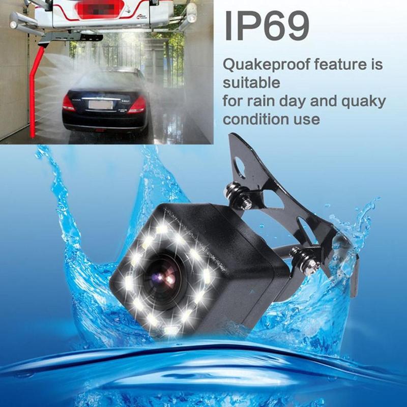 Wide Degree Car Rear View Camera 4 LED Night Vision Reversing Auto Parking Monitor CCD Waterproof HD Video Car Rear View Camera