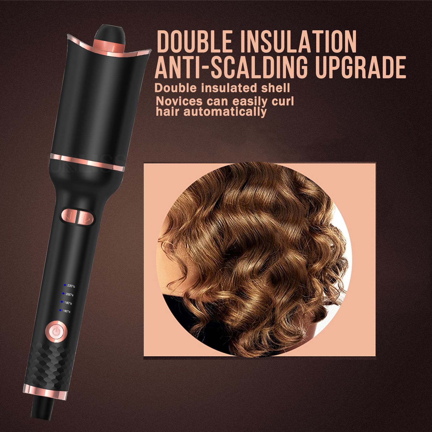 Curling Irons Hair Curler Automatic Wand Curlers Machine Portable Ceramic Curly Tools for Women 221116