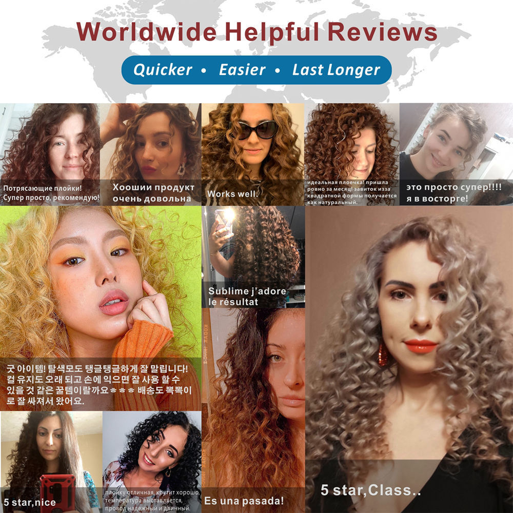 Curling Irons 9mm Super Slim MCH Tight Curls Wand Ringlet Afro Hair Curler Iron Chopstick 221116