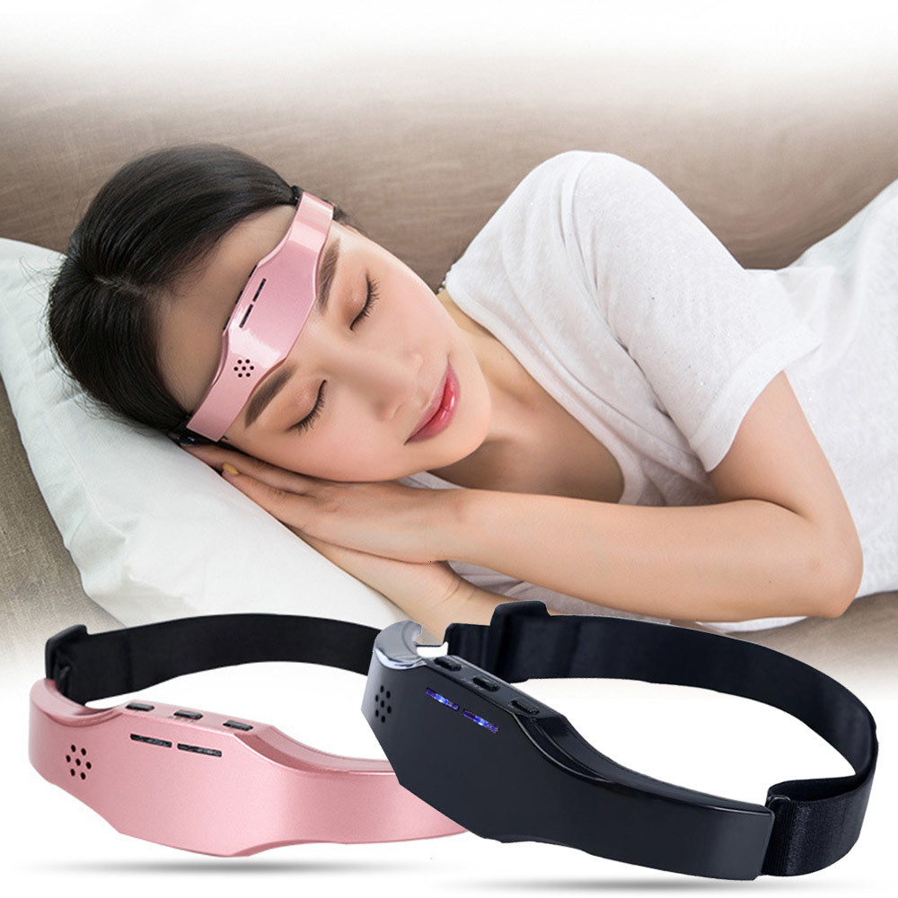 Head Massager Electric Anti Stress Brain Sleeping Aid Therapy Health Care Sleep Insomnia Helper Relax ache 221116