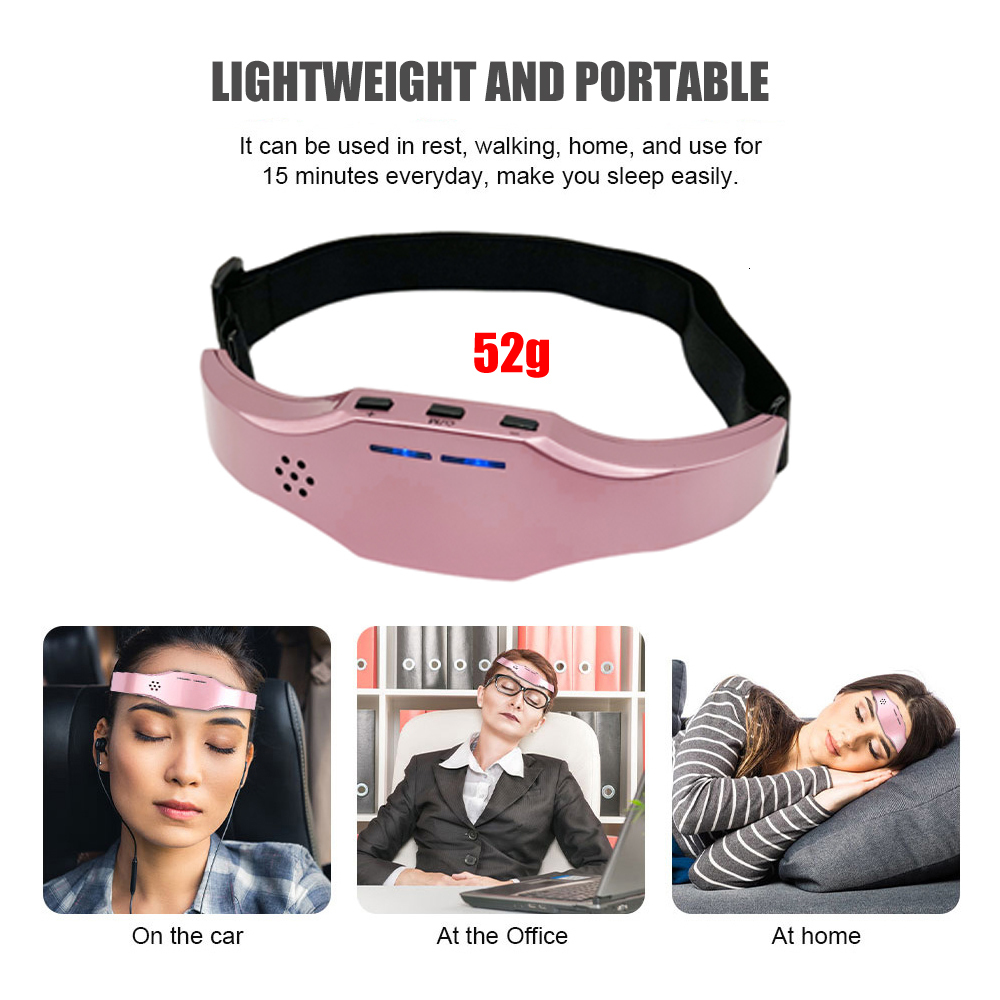 Head Massager Electric ache And Migraine Relief Physiotherapy Antiestres Insomnia Relax Therapy Sleep Monitor Health Care 221116