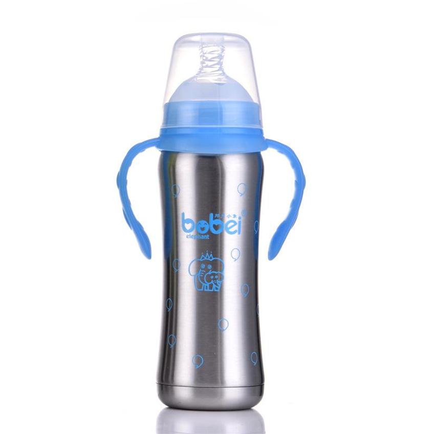 New Baby Feeding Bottle Stainless Steel Thermos Bottle Handle Anti-flatulence Nipple Straw 3-in-1 Milk262O
New Baby Feeding Bottle Stainless Steel Thermos Bottle Handle Anti-flatulence Nipple Straw 3-in-1 Milk262O