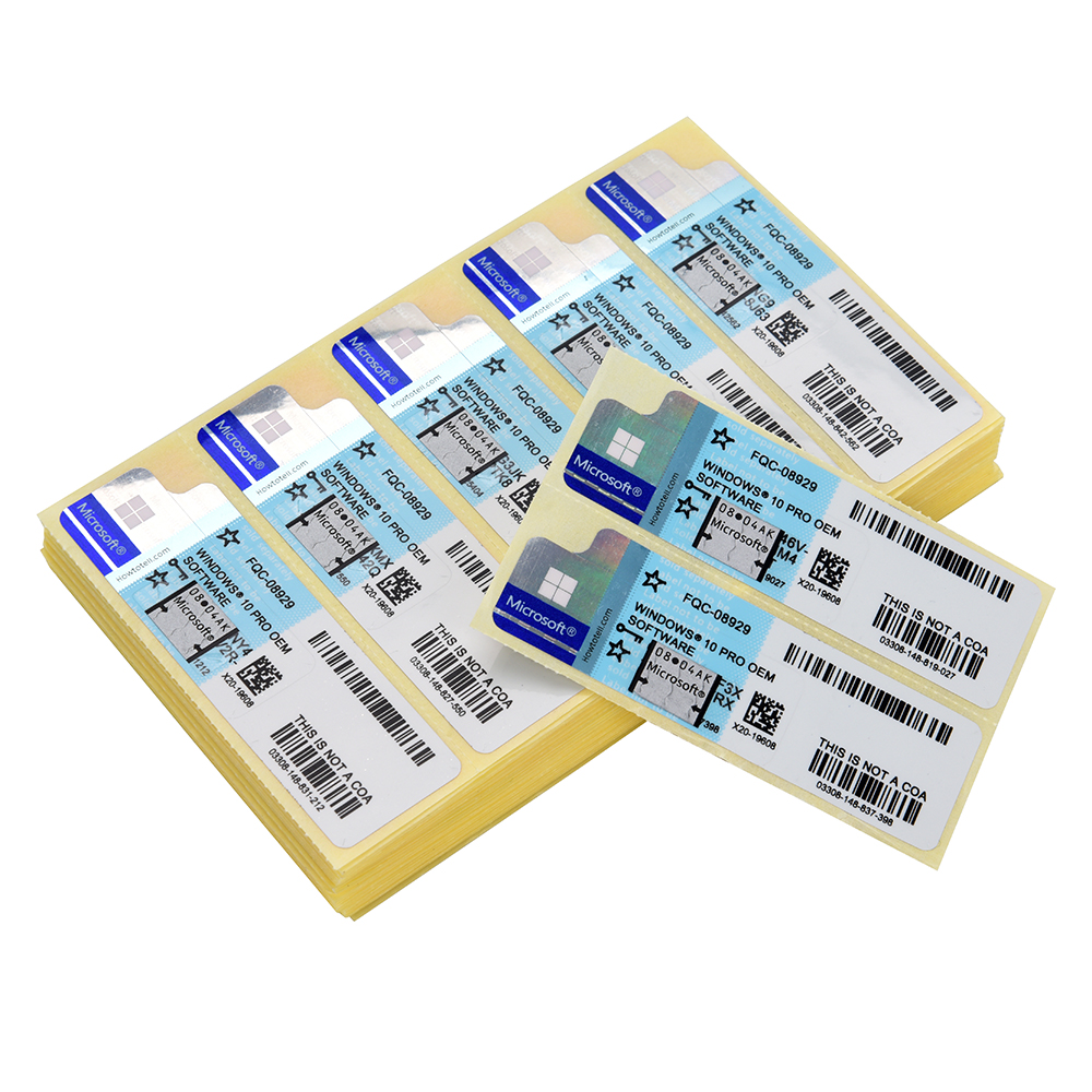 Windows 10 Professional Drive win10 Pro Blue Sticker 100% Online Activation
Windows 10 Professional Drive win10 Pro Blue Sticker 100% Online Activation