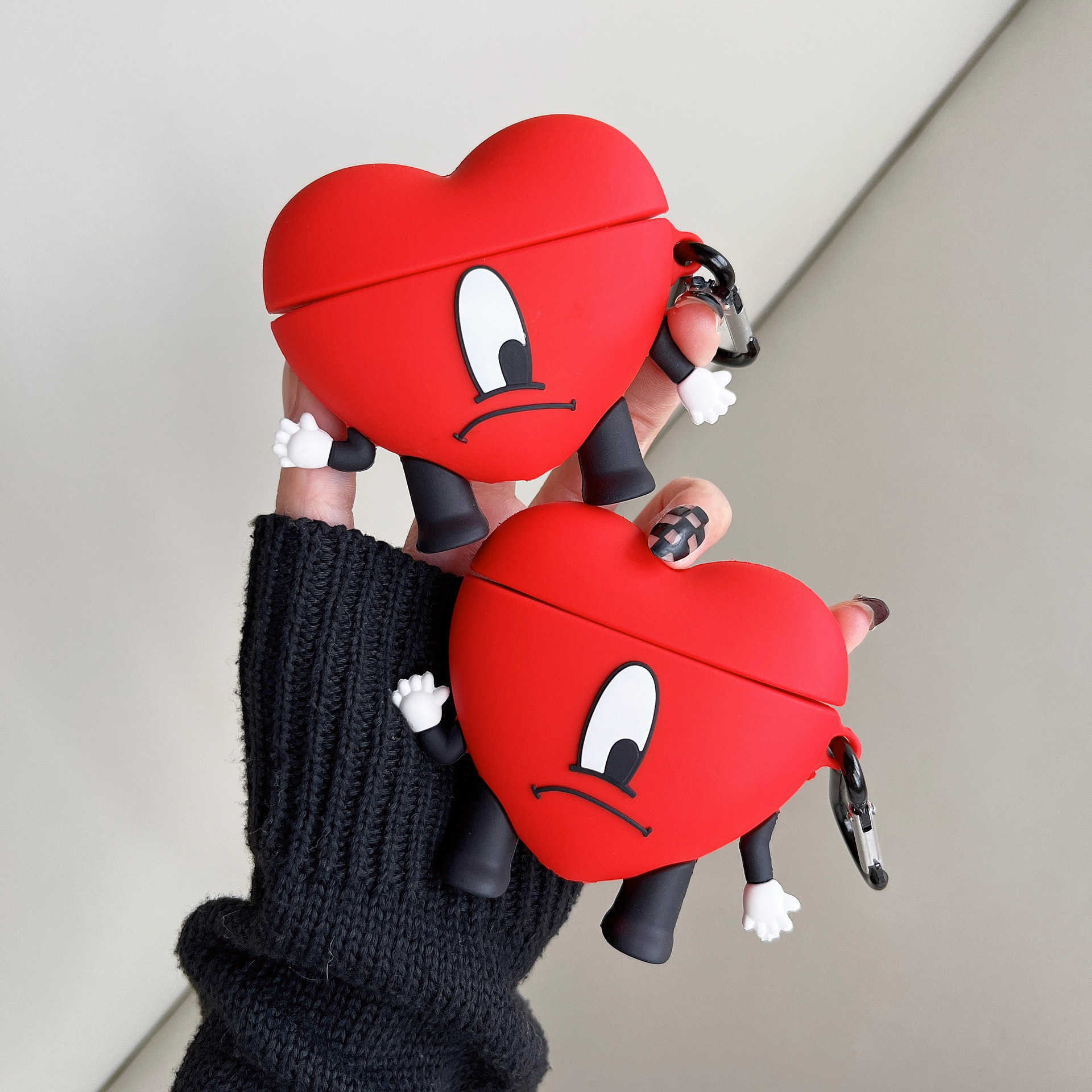 Earphone Accessories 3D Red Bad Bunny Heart Earphone Case For Airpods 1 2 3 Pro Wireless Bluetooth Headphone Cover For Air Pods Charging Box Funda T221116
Earphone Accessories 3D Red Bad Bunny Heart Earphone Case For Airpods 1 2 3 Pro Wireless Bluetooth Headphone Cover For Air Pods Charging Box Funda T221116