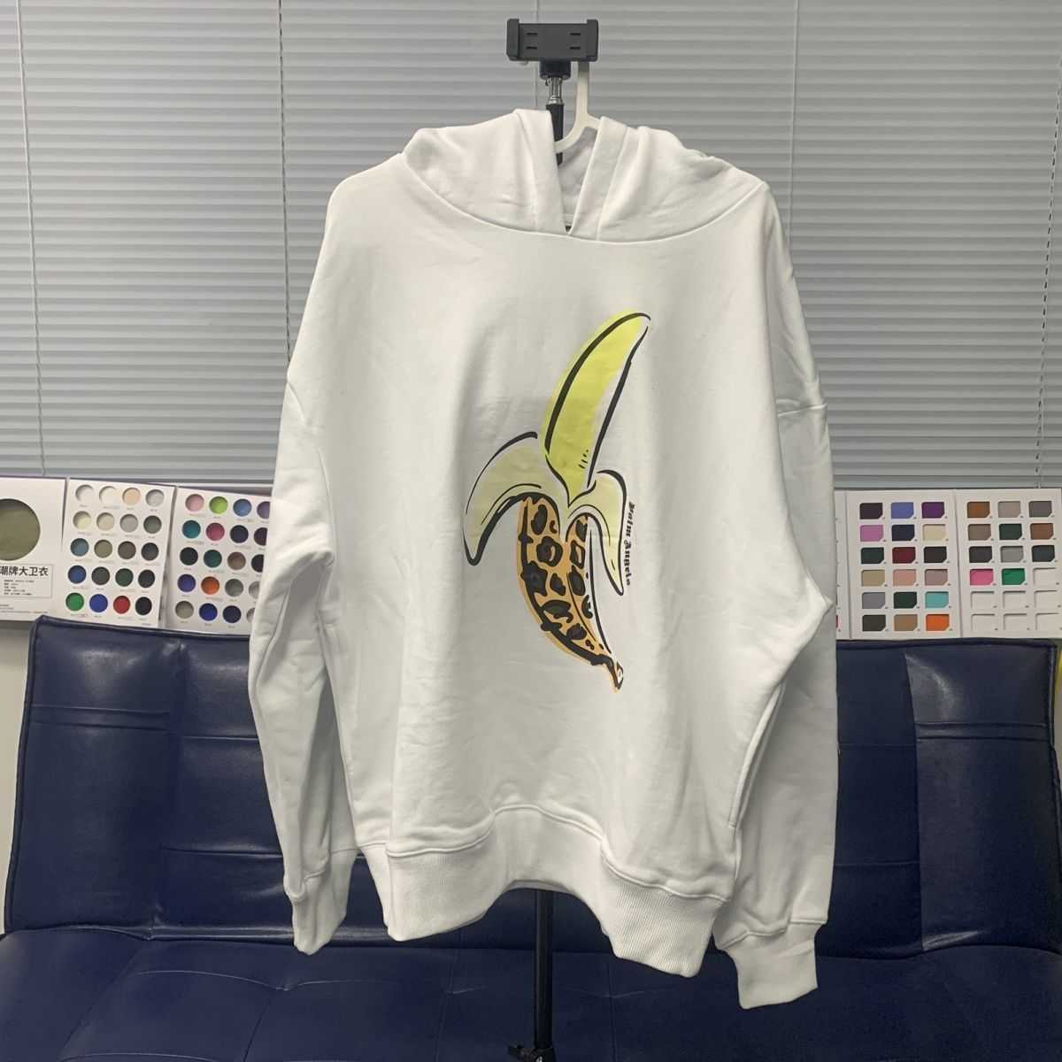 Sweatshirts Mens Designer Palmangel Hoodies Banana Print Back Letter Men' and Women' Loose Casual Fashion 2om1, White
Sweatshirts Mens Designer Palmangel Hoodies Banana Print Back Letter Men' and Women' Loose Casual Fashion 2om1, White
