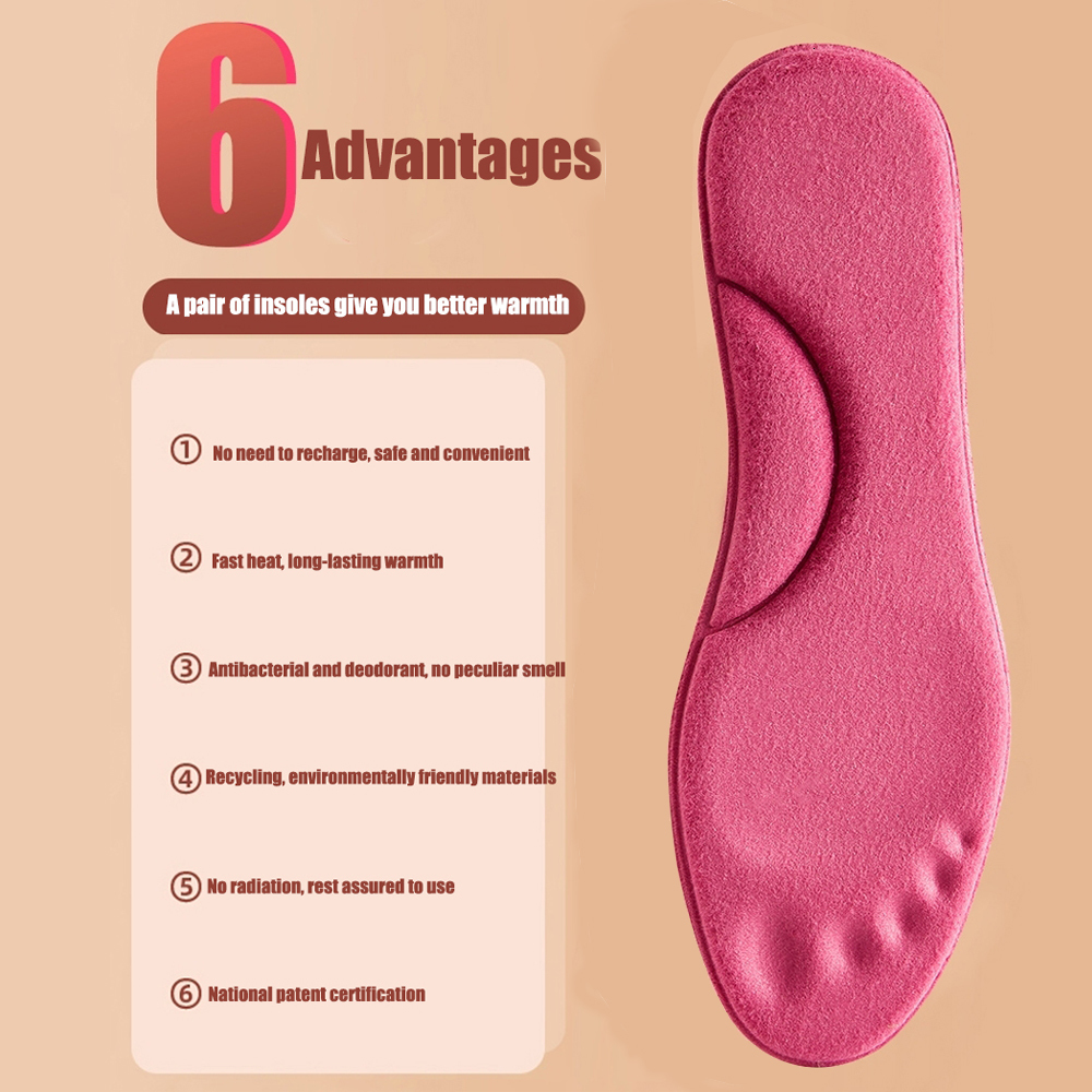 Shoe Parts Accessories Self Heated Thermal Insoles for Feet Warm Memory Foam Arch Support Women Winter Sports s Selfheating Pads 221116