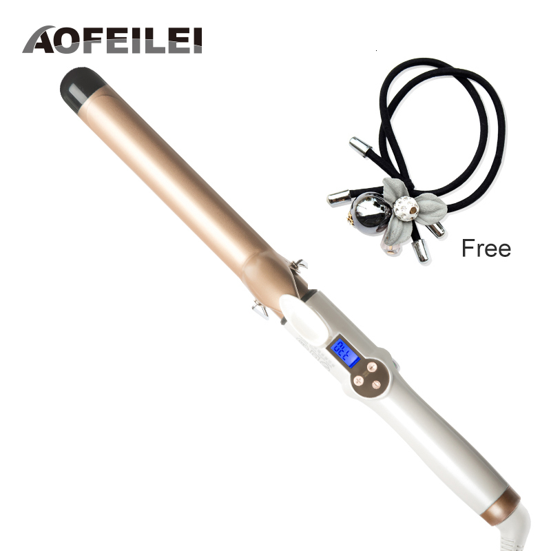 Curling Irons Electric Hair Curler with LCD Screen Digital s 19-38mm Professional 221116