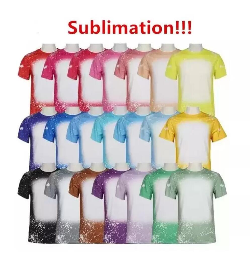 DHL Sublimation party Bleached Shirts Heat Transfer Blank Bleach Shirt Bleached Polyester T-Shirts US Men Women Supplies GJ0224
DHL Sublimation party Bleached Shirts Heat Transfer Blank Bleach Shirt Bleached Polyester T-Shirts US Men Women Supplies GJ0224
