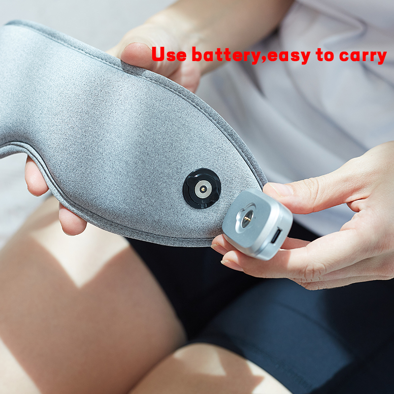 Eye Massager Battery with Heat Vibrator 3D Smart Airbag Compress Electric s Massage Relaxation Fatigue Machine Health Care 221116