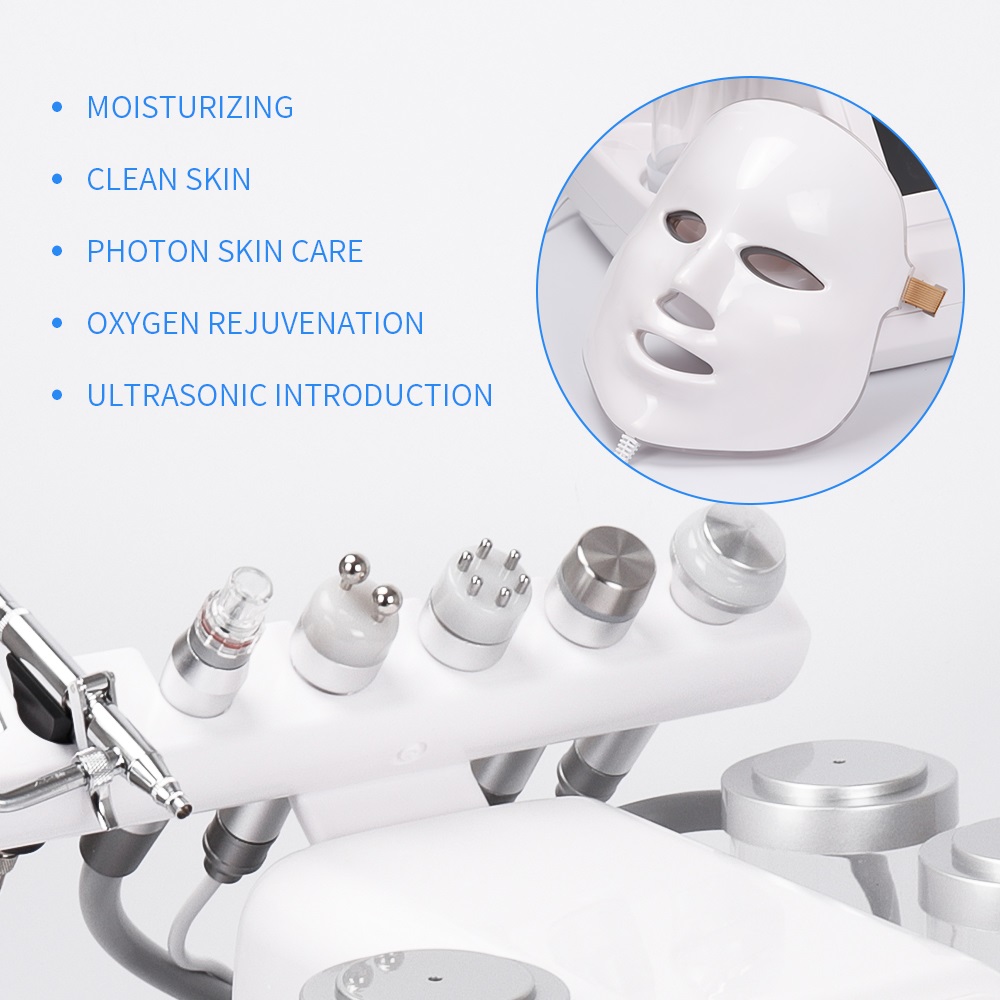 Multi-Functional Beauty Equipment 7 in 1 Vacuum Face Cleaning Hydro Water Oxygen Jet Peel Machine Peel Clean Skincare Lift And Tighten Blackheads Func
