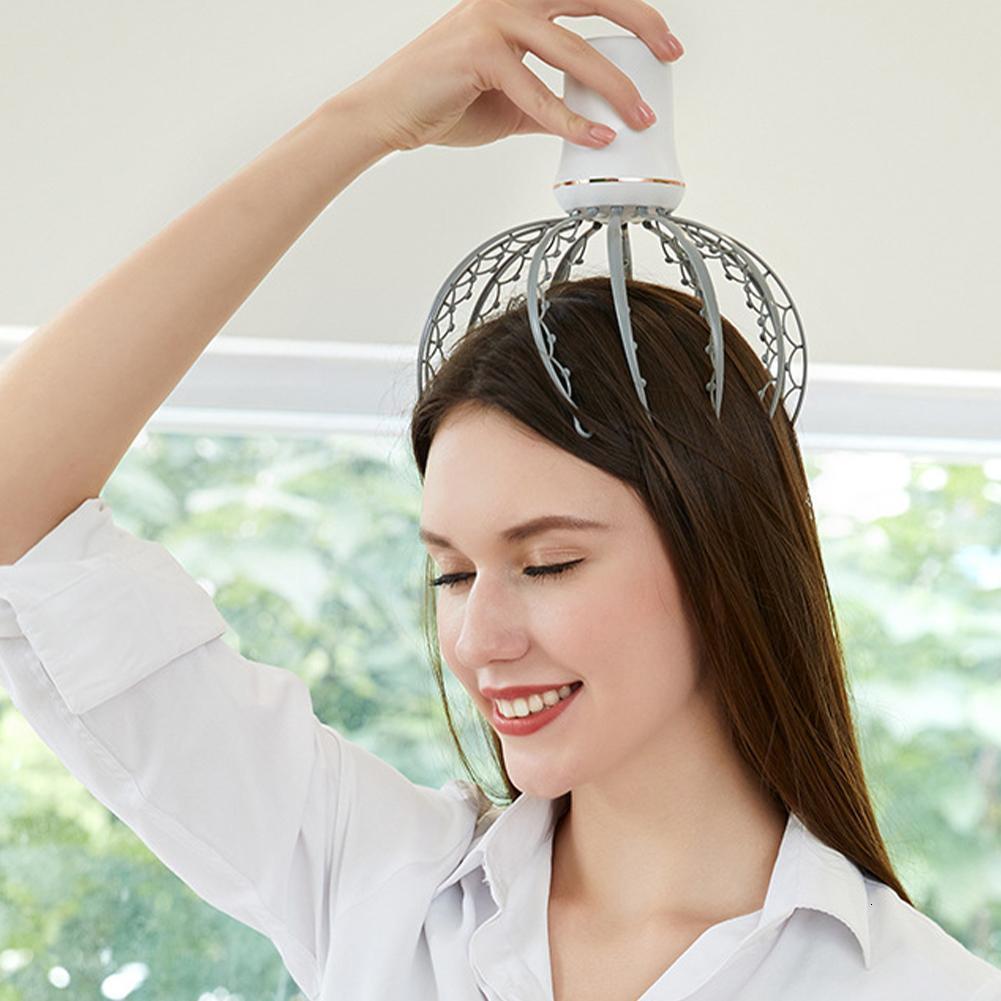 Head Massager 1Pcs Electric Octopus Scalp Relaxation Massage Muscle Tension Relief Claw Tool Anti-stress Care Health Remove I9U2 221116