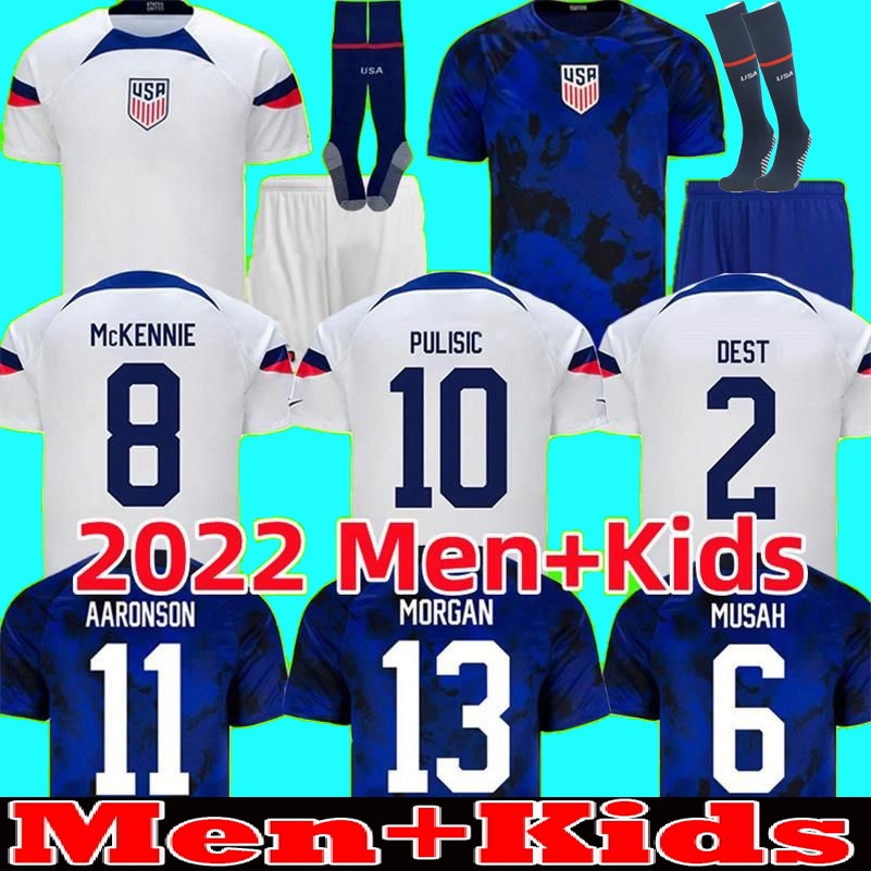 2022 PULISIC USAS soccer jerseys men kids full kits united states 22 23 football shirt REYNA McKENNIE MORRIS DEST YEDLIN Llanez ADAMS HOME AWAY, 22 23 home patch
2022 PULISIC USAS soccer jerseys men kids full kits united states 22 23 football shirt REYNA McKENNIE MORRIS DEST YEDLIN Llanez ADAMS HOME AWAY, 22 23 home patch