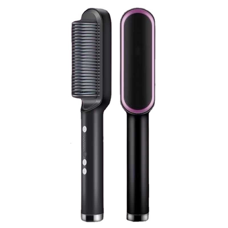 Curling Irons Profissional Combs Anti-scalding Hair Straightener Brush Ceramic Curler Heated Electric Smart 221116