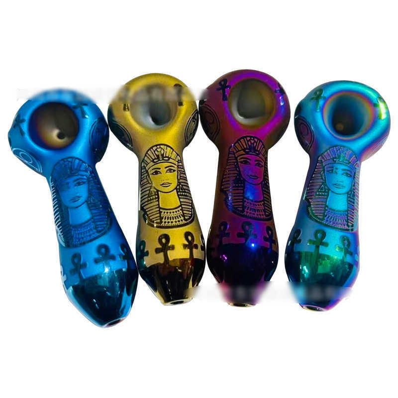 Smoking glass pipe electro-plating hand spoon pipes fancy colorful tobacco pipes wholesale
Smoking glass pipe electro-plating hand spoon pipes fancy colorful tobacco pipes wholesale
