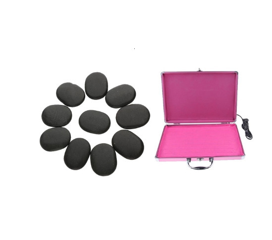 Other Massage Items Stone Set Heater Box Relieve Stress Back Pain Health Care Acupressure Lava Basalt Stones for Healthcare free ship 221116