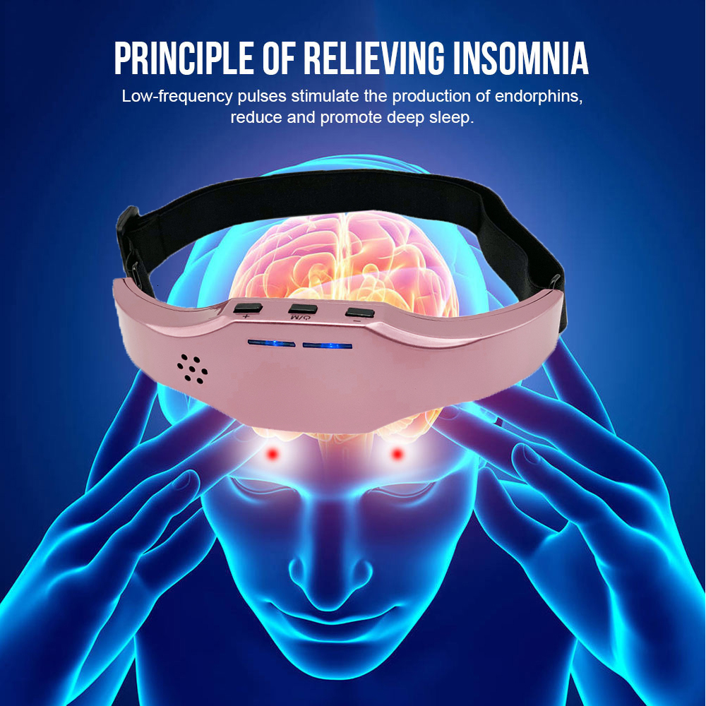 Head Massager Electric ache And Migraine Relief Physiotherapy Antiestres Insomnia Relax Therapy Sleep Monitor Health Care 221116