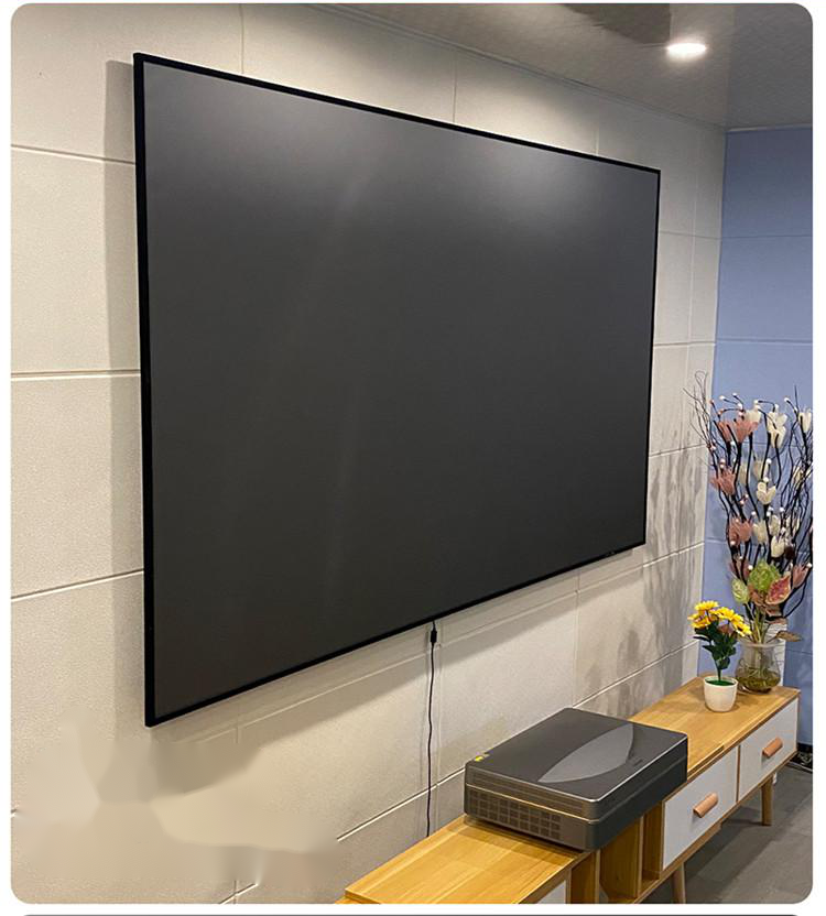 80" -150 inch PET Crystal ALR UST Ultra bezel projection screen for VAVA 4K WEMAX A300 D30 Fengmi T1 4K laser projector
