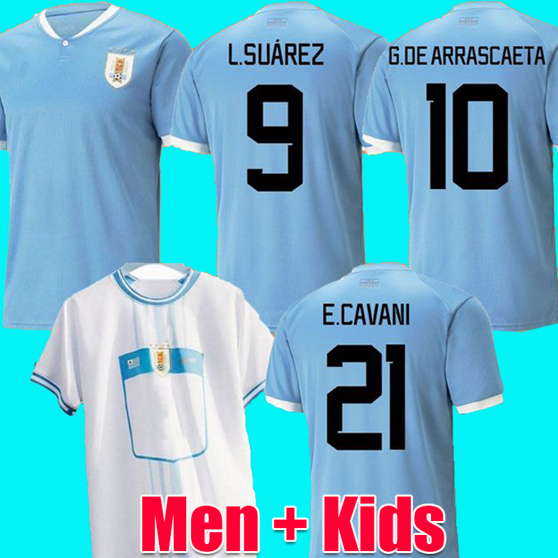 2022 Uruguay Soccer Jerseys 22 23 L.SUAREZ E.CAVANI N.DE LA CRUZ national team Shirt G.DE ARRASCAETA F.VALVERDE R.ARAUJO BENTANCUR Football Uniform, Home kids
2022 Uruguay Soccer Jerseys 22 23 L.SUAREZ E.CAVANI N.DE LA CRUZ national team Shirt G.DE ARRASCAETA F.VALVERDE R.ARAUJO BENTANCUR Football Uniform, Home kids