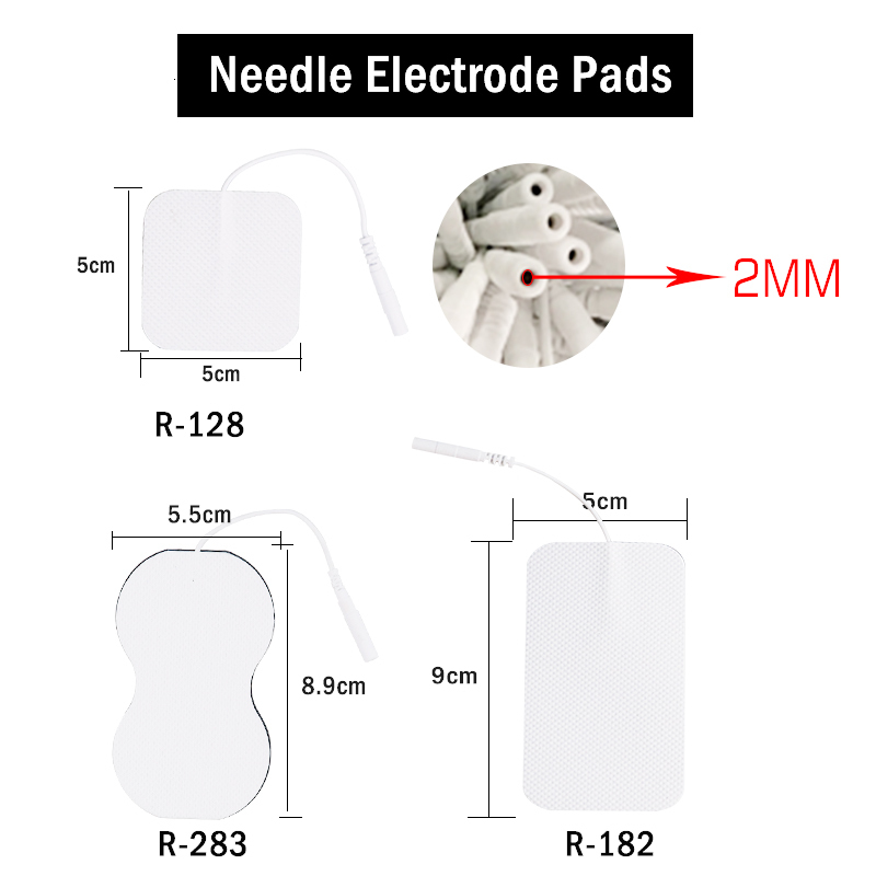 Other Massage Items 20/50/100Pcs 5x5cm Ems Nerve Muscle Stimulator Electrode Pads Gel Tens s Physiotherapy Machine 2mm Plug 221116