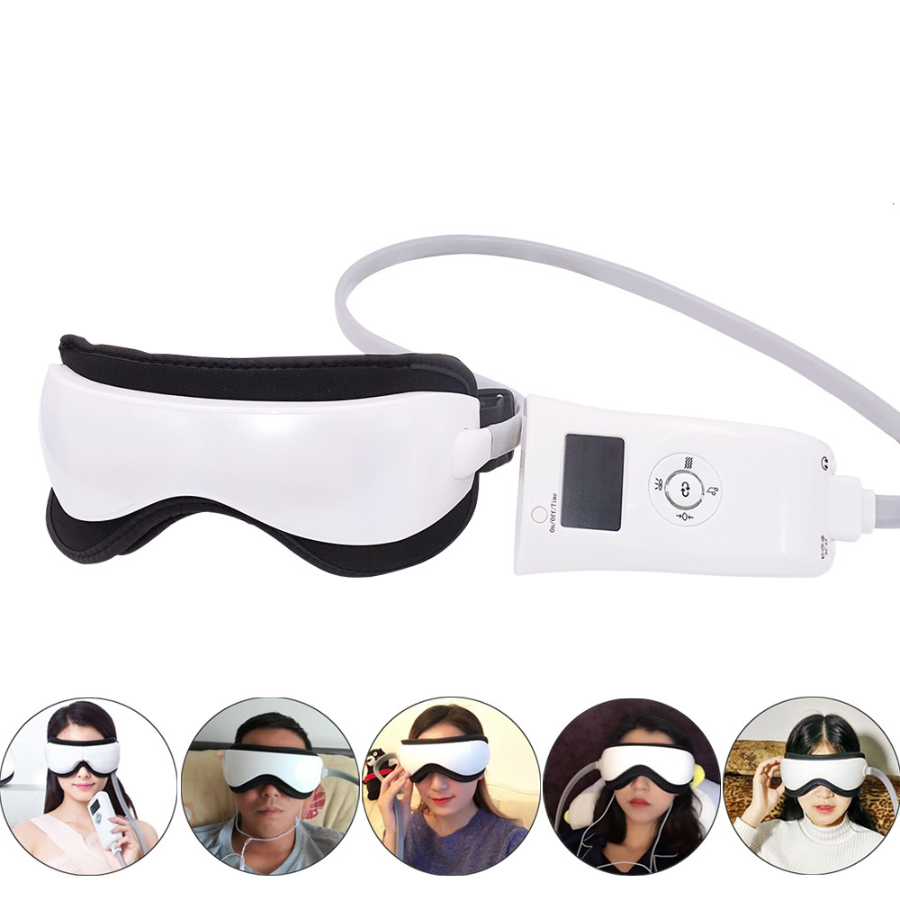 Eye Massager Heated Massaging Goggles Music Magnetic Air Pressure Anti Aging Electric Glasses Device Health Care 221116
