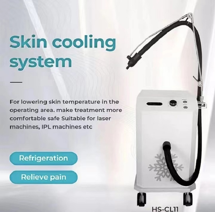 New Laser Product Ideas 2023 Reduce Patient Feeling -25C Cryo Air Skin Cooling for Laser Freezing Machine