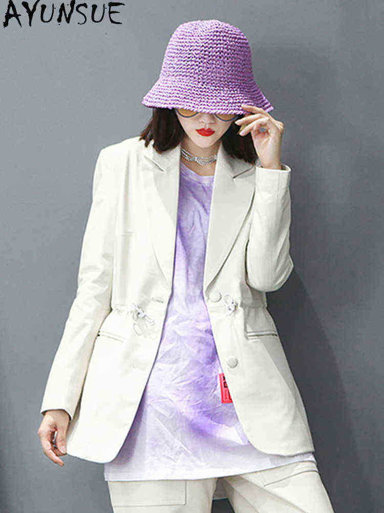 Ayunsue 2021 Spring Autumn Leather Coat Women White Laides Genuine Sheepskin Coat Korean Style Women Clothing Chaquetas De Mujer J220727, Red
Ayunsue 2021 Spring Autumn Leather Coat Women White Laides Genuine Sheepskin Coat Korean Style Women Clothing Chaquetas De Mujer J220727, Red
