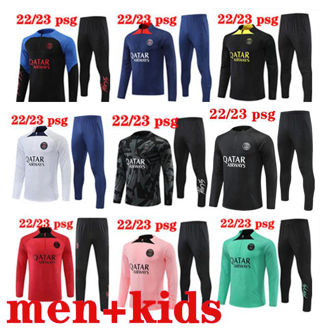 22 23 psgs tracksuit 2022 2023 kids and men training suit long sleeve Football kit uniform chandal adult boys, 4#
22 23 psgs tracksuit 2022 2023 kids and men training suit long sleeve Football kit uniform chandal adult boys, 4#