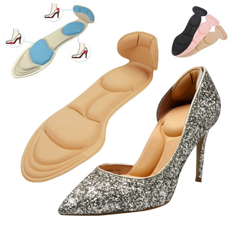 Shoe Parts Accessories 1 Pair Comfort Breathable Womens Fashion Insoles Massage Highheeled Shoes Antislip 221116