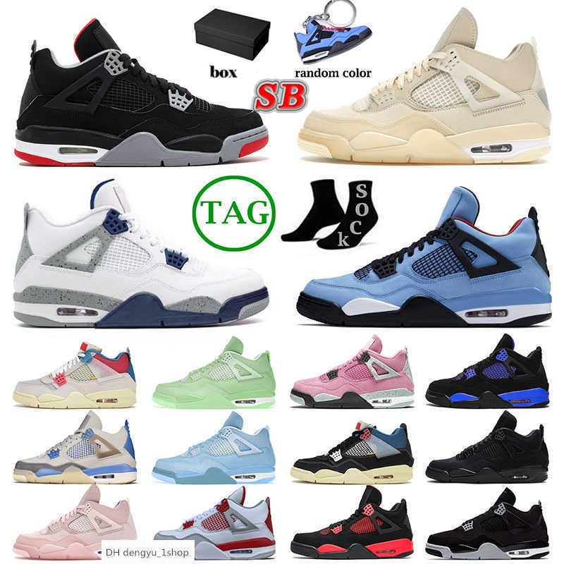 Box With Jumpman 4 4s Designer Mens Womens Basketball Shoes Midnight Navy Blue Thunder Sail Pink Military Black Cats Sb Bred Sports Sneakers, 36-47 sail
Box With Jumpman 4 4s Designer Mens Womens Basketball Shoes Midnight Navy Blue Thunder Sail Pink Military Black Cats Sb Bred Sports Sneakers, 36-47 sail