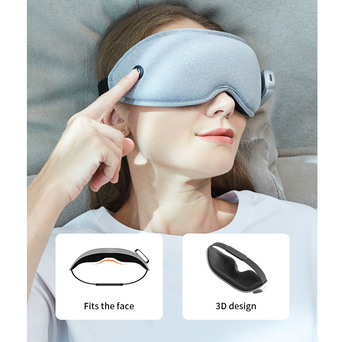 Eye Massager Battery with Heat Vibrator 3D Smart Airbag Compress Electric s Massage Relaxation Fatigue Machine Health Care 221116
