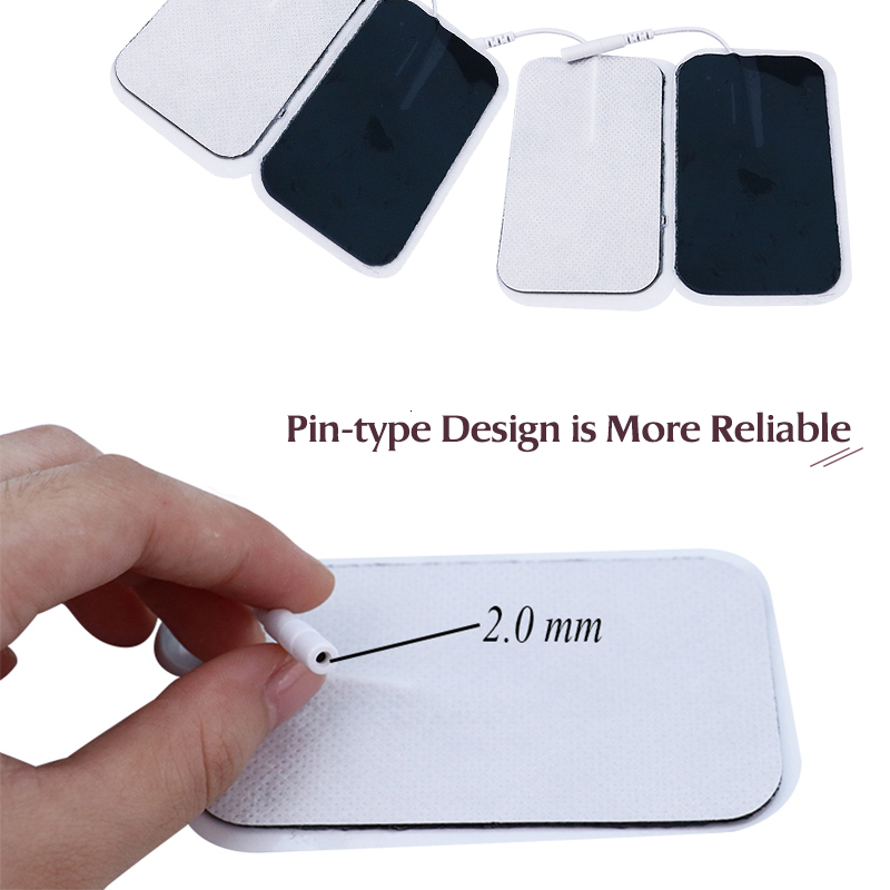 Other Massage Items 20/50/100Pcs Electrode Pads Tens Electrodes for Electric Digital Therapy Machine EMS Muscle Stimulator Body Massager 2mm Plug 2211