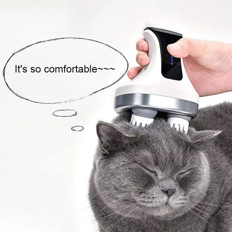 Head Massager Electric Scalp Massage Device Kneading Massaje Prevent Hair Loss Relieve Stress Health Care Relaxation Saude Body 221116