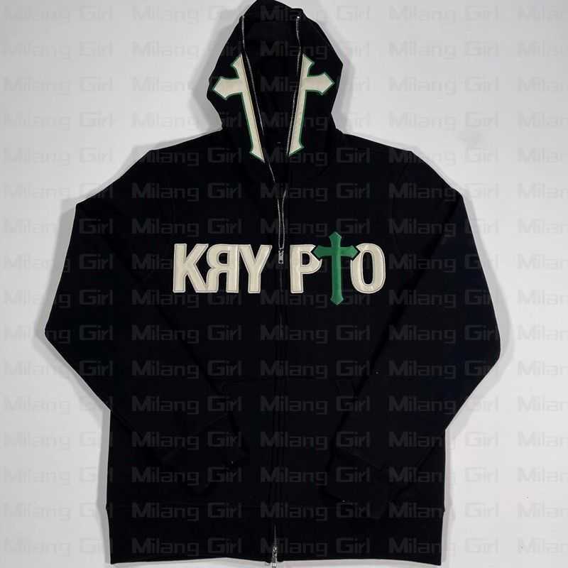 Mens Hoodies Sweatshirts full Zip up Hoodie Y2K Men Streetwear Long Seve cross motif Sweatshirt Dark Department Oversized Clothing Hoodie Sweater, White
Mens Hoodies Sweatshirts full Zip up Hoodie Y2K Men Streetwear Long Seve cross motif Sweatshirt Dark Department Oversized Clothing Hoodie Sweater, White