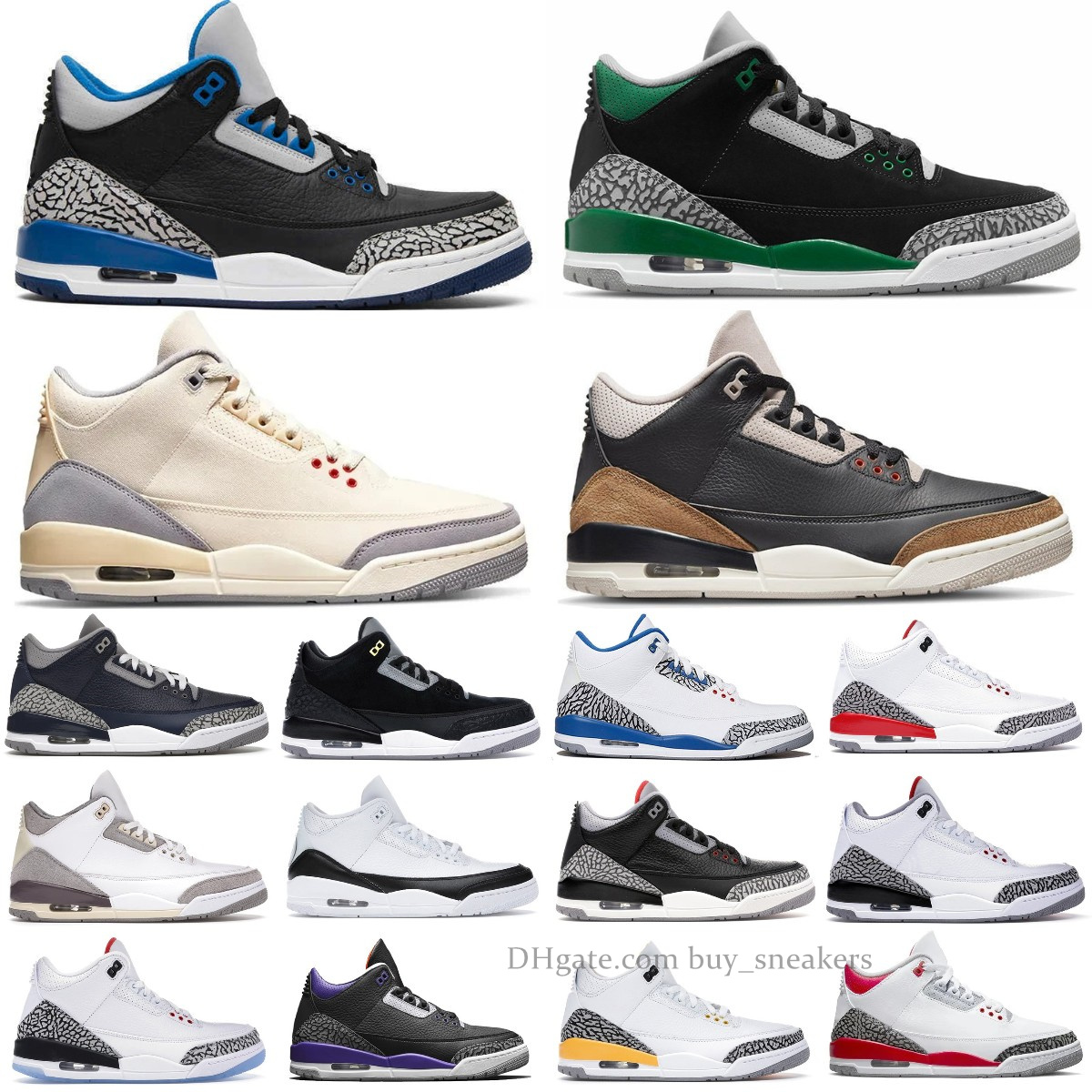 Quality Men Basketball Shoes 3 3S Cardinal Fire Red Cement Black Cat Desert Elephant Fragment Pine green Sport Blue Cool Grey Georgetown Muslin Mens Sports Sneakers, Bubble column
Quality Men Basketball Shoes 3 3S Cardinal Fire Red Cement Black Cat Desert Elephant Fragment Pine green Sport Blue Cool Grey Georgetown Muslin Mens Sports Sneakers, Bubble column