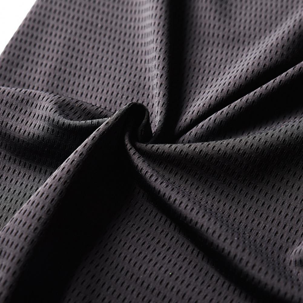 Men's Pants Fashion Summer Mid Rise Elastic Waist Straight Ninth absorb sweat comfort Ice Cool Loose Men Trousers for daily outdoor 221116