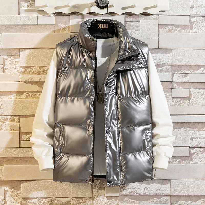 Men's Vests Legible Sleeveless Jacket Autumn Winter Warm Waistcoat Man Casual Solid Vest Men 221116