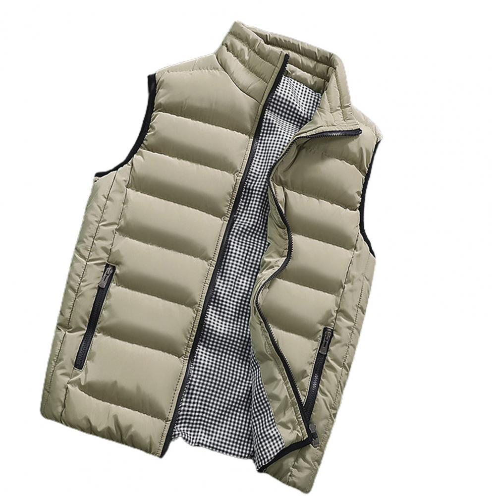 Men's Vests Oversize Down Coat Waterproof Padded Thick Warm Winter Waistcoat for Jacket Work Daily Wear 221116