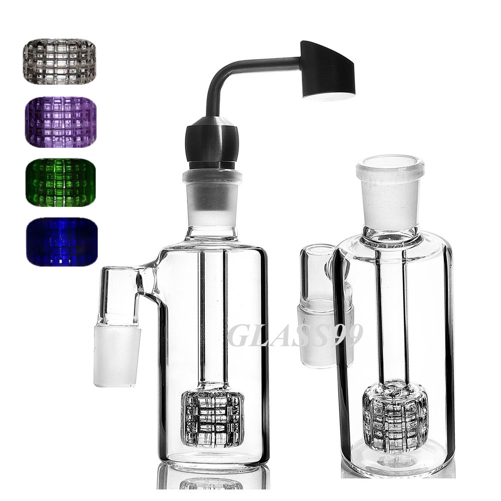 18.8mm 90 Angled Joint Glass Stereo Matrix Percolator Ashcatchers Lacunaris Inline Perc Ash Catcher for Bongs Bubbler Titanium Nail Water Pipe Rigs
18.8mm 90 Angled Joint Glass Stereo Matrix Percolator Ashcatchers Lacunaris Inline Perc Ash Catcher for Bongs Bubbler Titanium Nail Water Pipe Rigs
