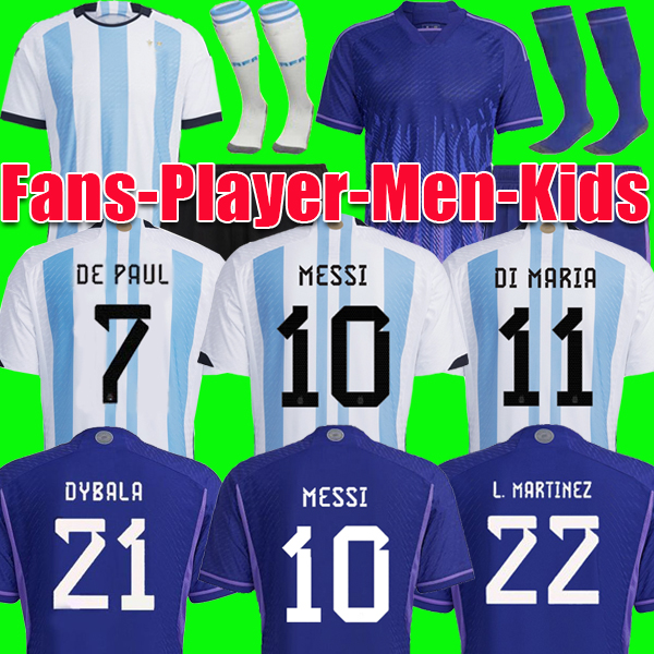 2022 Argentina soccer Jerseys MARADONA DYBALA Fans player version MARTINEZ ALVAREZ di maria 22 23 football shirt Camisetas de futbol Men Kids kit sets uniforms socks, Kids away
2022 Argentina soccer Jerseys MARADONA DYBALA Fans player version MARTINEZ ALVAREZ di maria 22 23 football shirt Camisetas de futbol Men Kids kit sets uniforms socks, Kids away