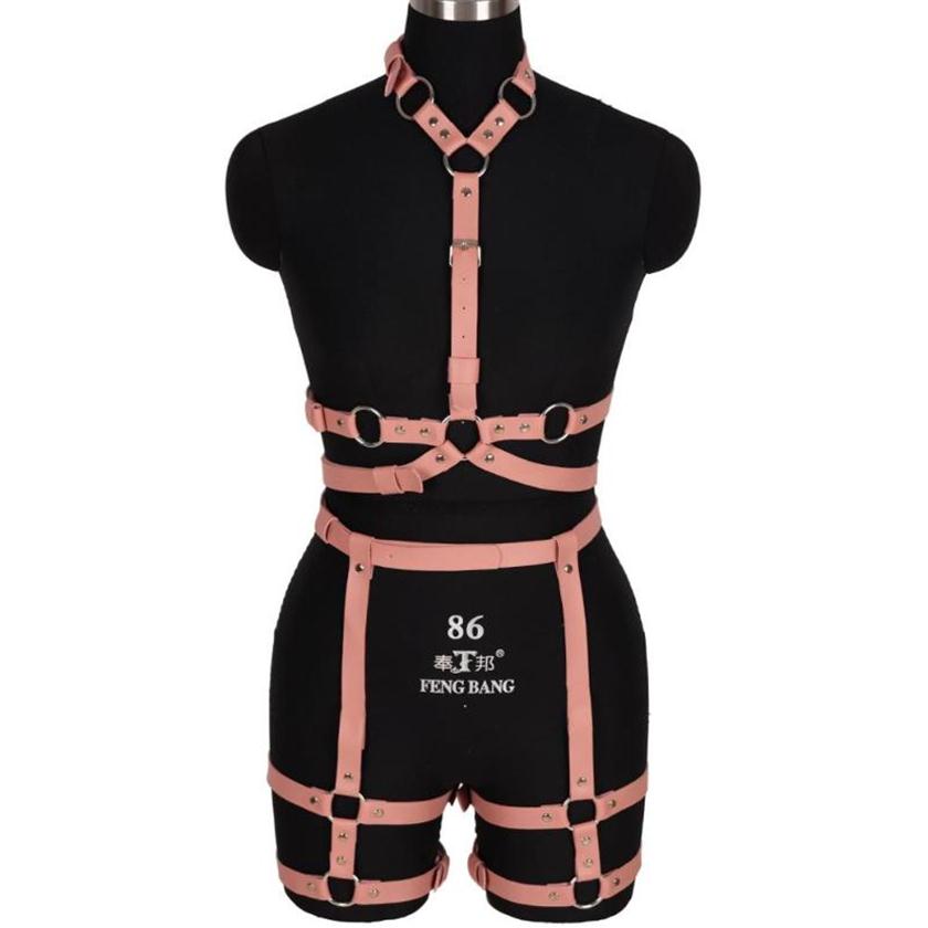 Belts Goth Pink Leather Harness Ring Bondage Waist Dance Rave Full Body Garter Belt Sexy Cage Bra Lingerie Suspender Shapewear288f, Black
Belts Goth Pink Leather Harness Ring Bondage Waist Dance Rave Full Body Garter Belt Sexy Cage Bra Lingerie Suspender Shapewear288f, Black