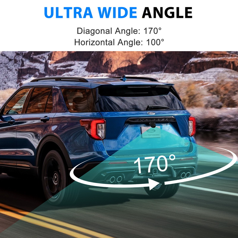 170 Degree Angle HD Auto Rear View Camera Car Back Reverse Camera Fish Eyes Night Vision HD Parking Assistance Camera