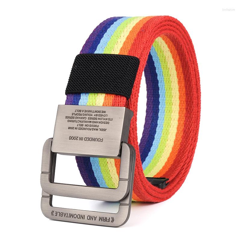 Belts Nylon Canvas Belt Men Army Tactical Man Outdoor Sport Double Buckle Cowboy Pants Rainbow Color NS35, Customize
Belts Nylon Canvas Belt Men Army Tactical Man Outdoor Sport Double Buckle Cowboy Pants Rainbow Color NS35, Customize