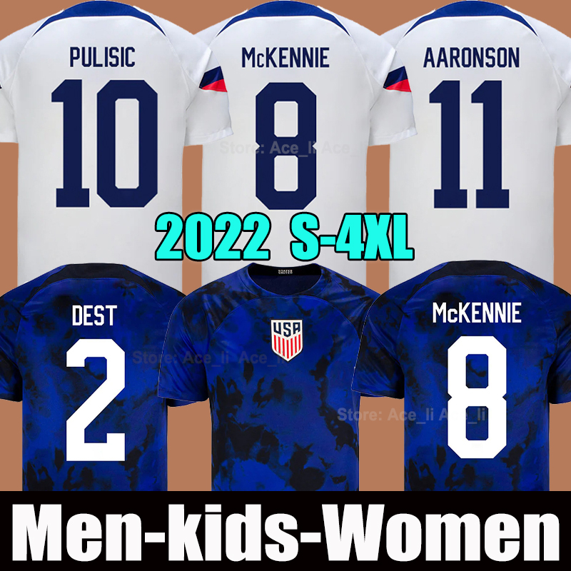 3XL 4XL 2022 PULISIC USA soccer jerseys McKENNIE AARONSON world cup 22 23 united states football shirt REYNA DEST ERTZ ALTIDORE MORGAN America men kids kits Uniform, Women 2022 away
3XL 4XL 2022 PULISIC USA soccer jerseys McKENNIE AARONSON world cup 22 23 united states football shirt REYNA DEST ERTZ ALTIDORE MORGAN America men kids kits Uniform, Women 2022 away