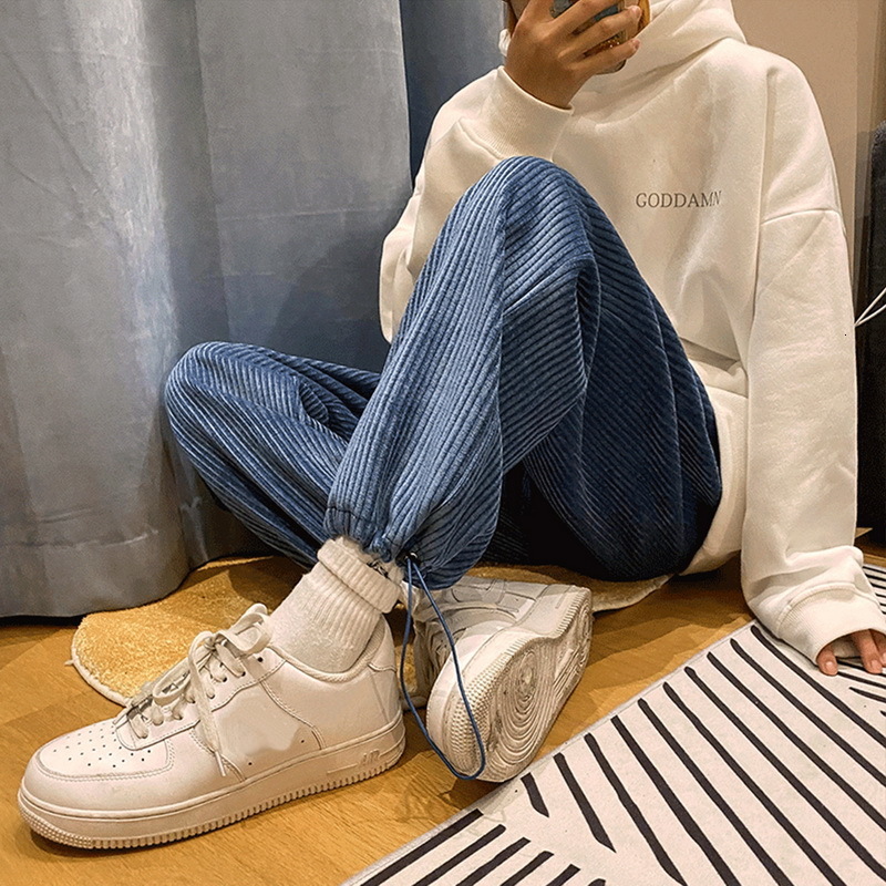 Men's Pants Work Baggy Homme Casual Classic Style Jeans Pink/blue Black Loose Straight Biker Denim Trousers M-2XL 221116