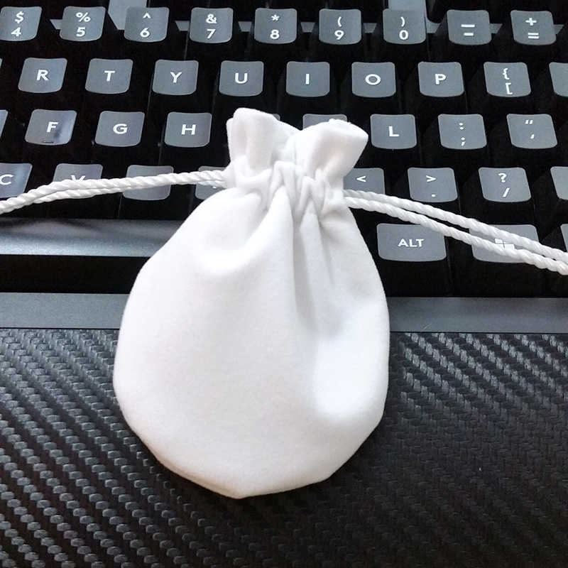 Black White Velvet Bags Fit European Jewelry Packaging Beads Charms and bracelets necklaces Jewelry Fashion Pendant Pouches