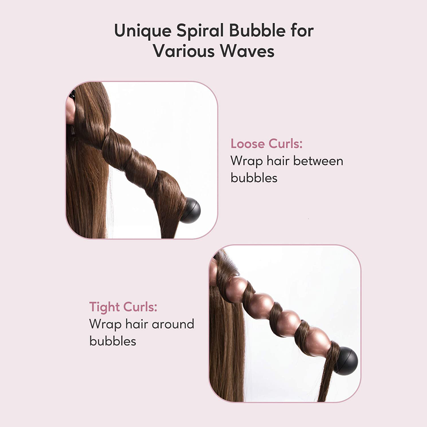 Curling Irons KIPOZI Professional 5-in-1 Hair Tools Instant Heating Electric Air Brush Ceramic Barrels for Woman 221116