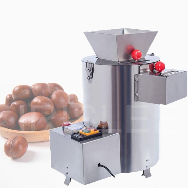 Electric Chestnut Husking Shelling Machine Commercial Automatic Chestnuts Skin Removal Small Home Use Chestnuts Sheller Peeler