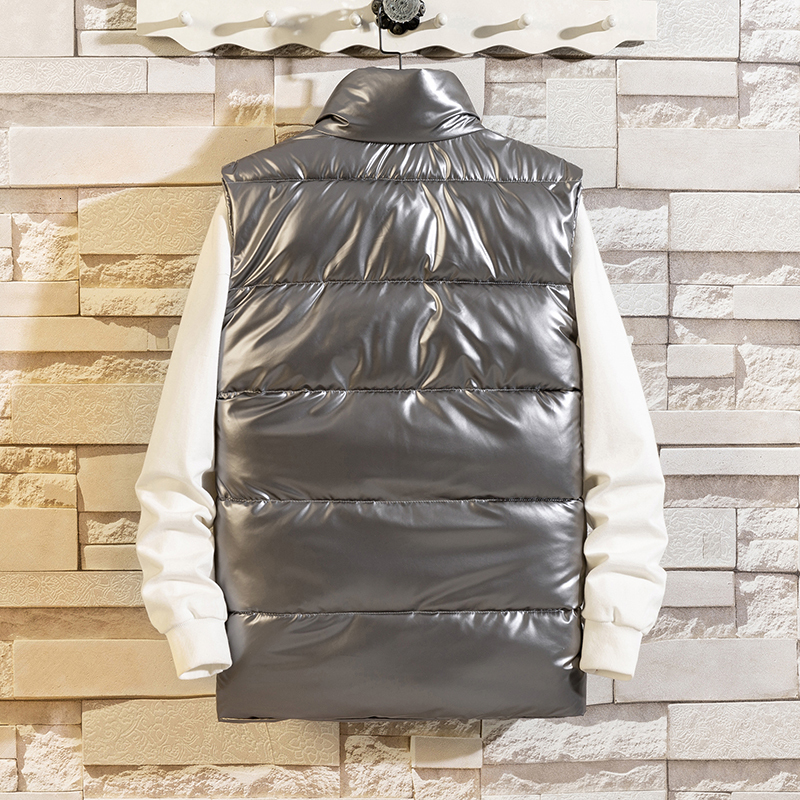 Men's Vests Legible Sleeveless Jacket Autumn Winter Warm Waistcoat Man Casual Solid Vest Men 221116