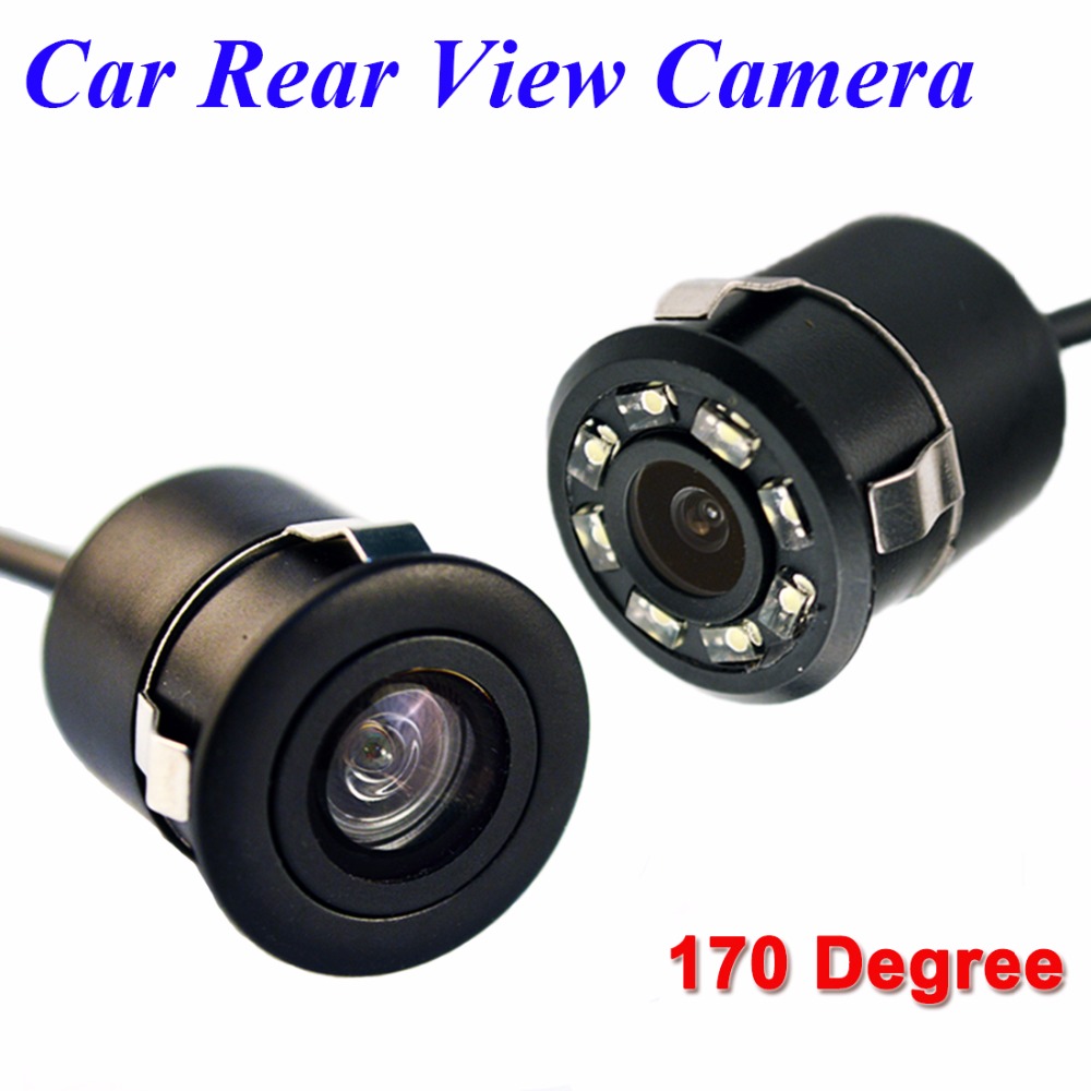 Reverse Camera Rearview Car Infrared Night Vision 8LED Car Reversing Auto Parking Monitor CCD Waterproof HD Video
