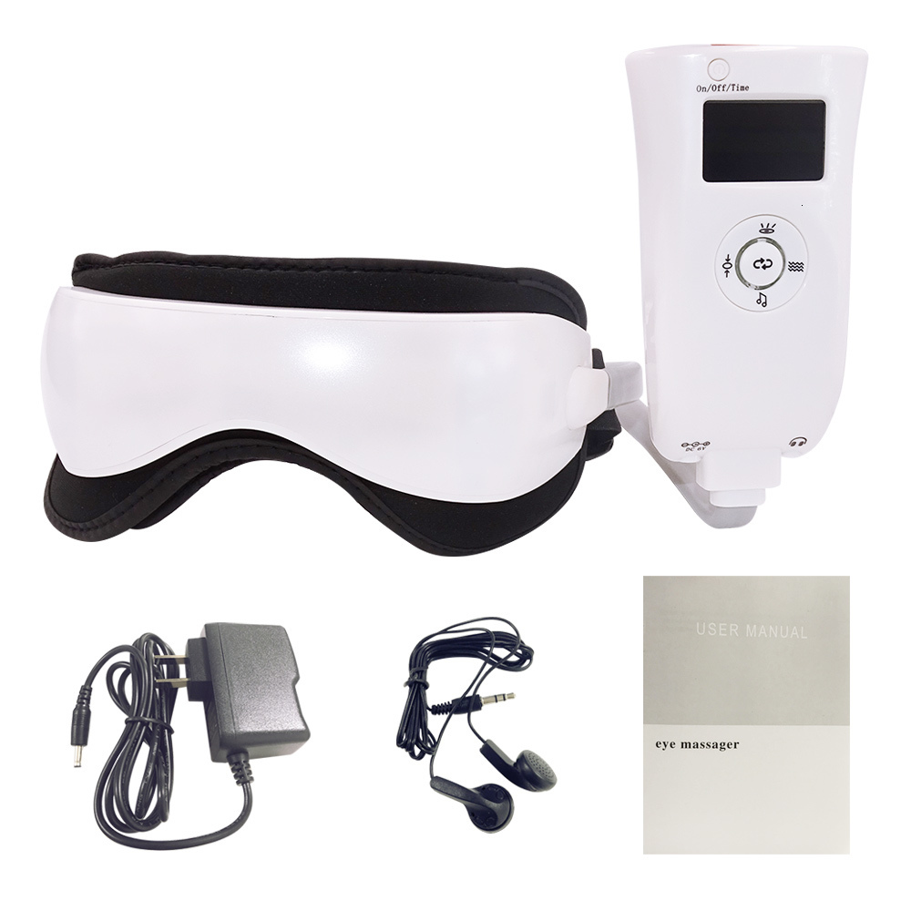 Eye Massager SALORIE Electric Air Pressure With Music Vibration Far Infrared Heating Massage Device Beauty Health Care Tool 221116